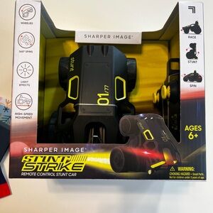 Sharper Image Black and Yellow Stunt Car
